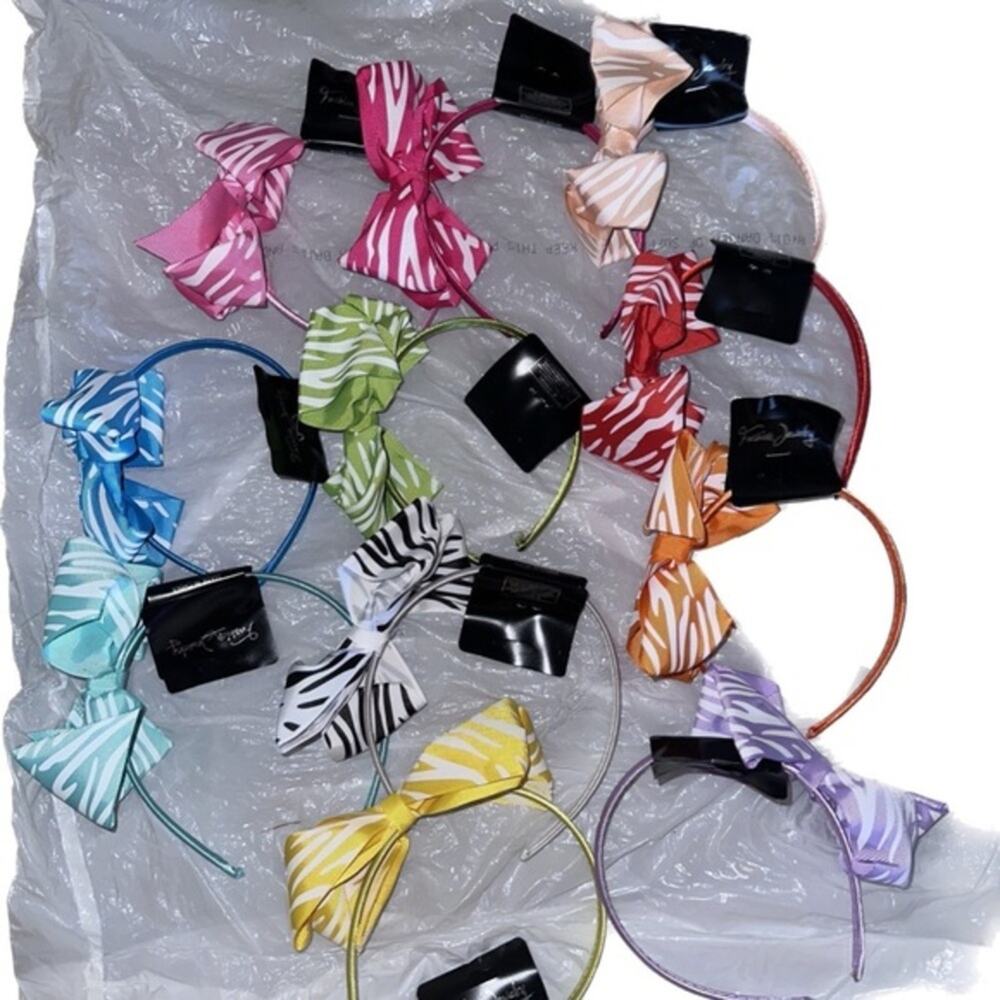 Girls animal print zebra stripes colors headband’s